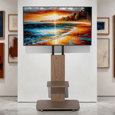 Mobile Tilting Floor TV Stand