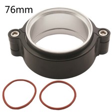 Exhaust V-band Clamp Flange Assembly Anodized Clamp For 3" 76mm Turbo Dump Pipe