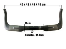 Full Carbon fiber 31.8 mm TT