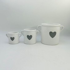White Ceramic Plant Pots