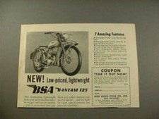 1949 BSA Bantam 125 Motorcycle