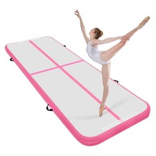 10Ft Inflatable Air Mat Track Tumbling Gymnastics Mats Home Training Yoga Dance