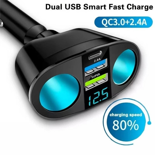 12v led way car cigarette - dc,