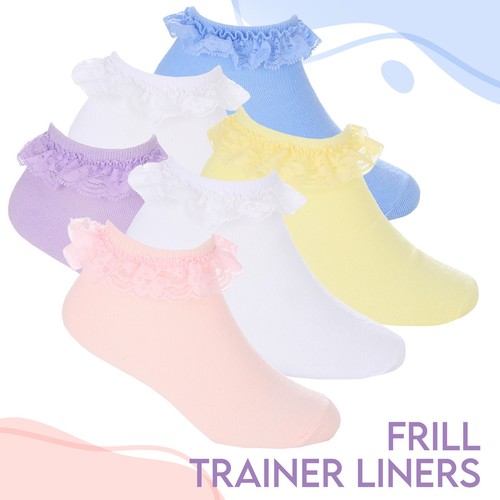 Girls pairs lace trainer - lace,