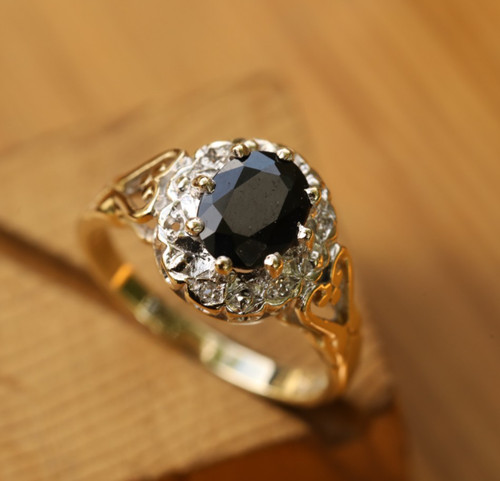 9ct solid yellow - solid, ring