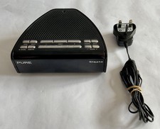 Pure Siesta DAB / FM Bedside Alarm Clock Radio Working tested