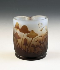 Emile Galle SMALL TOADSTOOLS VASE C.1900