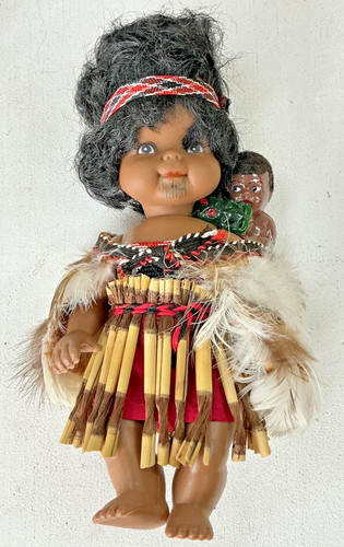 Maori new zealand doll - doll, with
