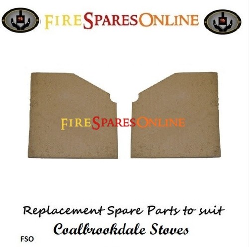 One pair side fire bricks - fire,