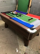 7FT BY 4FT SUPREME WINNER WALNUT COIN  OPERATED  POOL TABLE CAN DELIVER