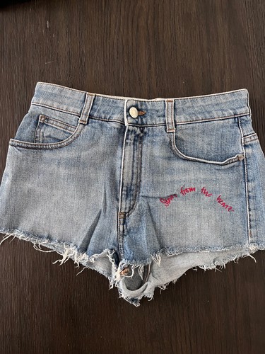Stella mccartney denim shorts - denim,