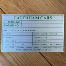 Caterham Cars Replacement