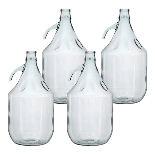 Glass demijohns 1 gallon - demijohns,,