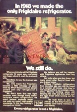 FRIGIDAIRE Refrigerator 1972 Advert Print - Small Original  Ad to Frame