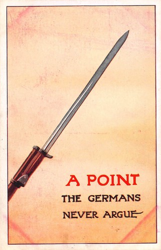 Postcard military bayonet a - postcard,