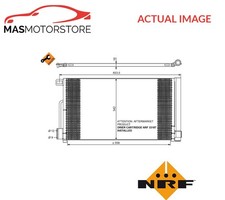 A/C AIR CON CONDENSER NRF 35777 A FOR PEUGEOT BIPPER 1.3L,1.4L