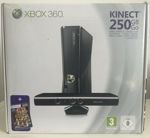 Xbox 360 kinect bundle - 360, boxed