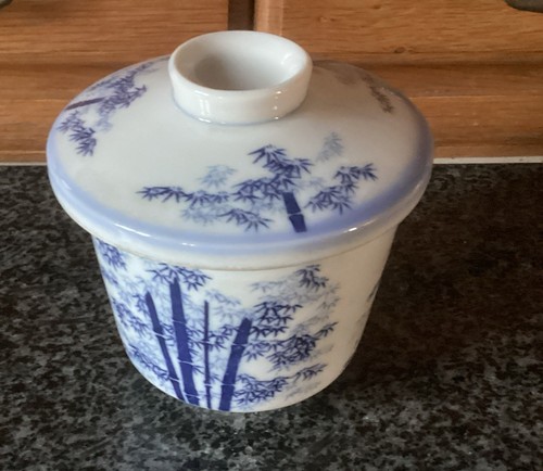 Vintage blue white japanese - blue,