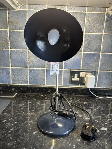 Navy blue desk lamp - blue,