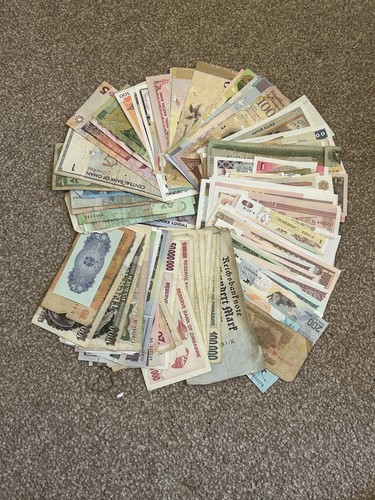 Over 175 bank notes - over, joblot