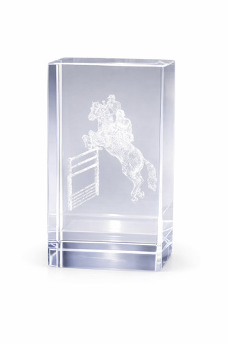 Leonardo laser art crystal - leonardo,