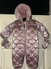River Island Girls Pink Snowsuit 3-6 Months