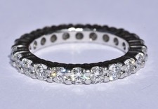 Diamond Platinum Full Eternity Ring 1.95 Carat