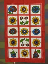 vintage Cotton tea towel