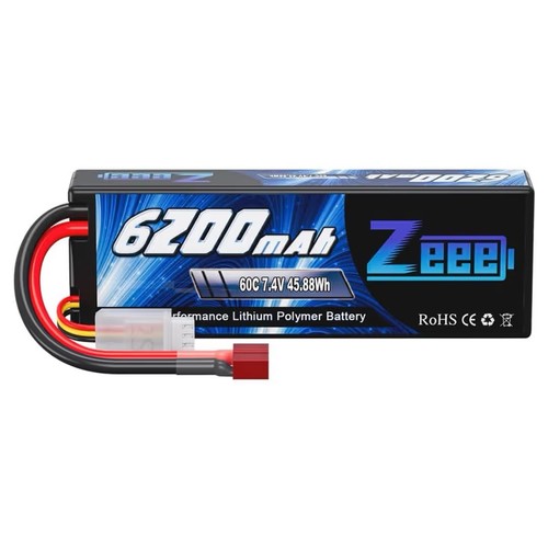Zeee lipo battery 4v - 2s, 7.4v