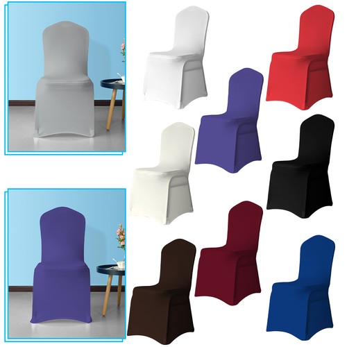 Flat front spandex chair - front,