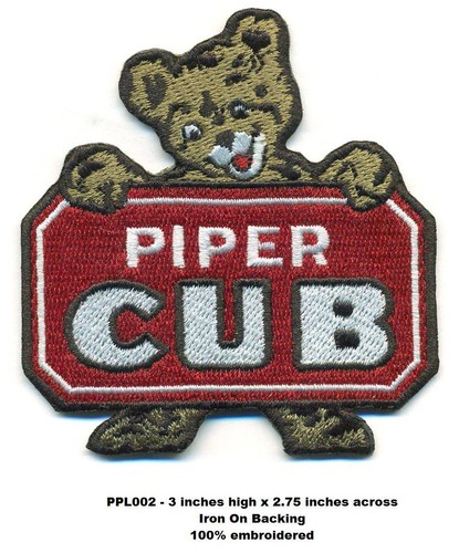 Piper cub aircraft - piper, patch