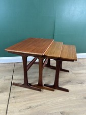 Retro Vintage Mid Century Danish ?? Nest Of Tables By Kai Kristiansen 