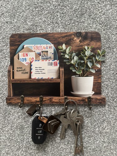 Novelty wood wall mounted key - mounted,