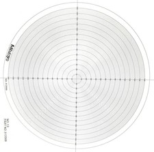 Optical Comparator Chart For Profile Projector Overlay Chart Mitutoyo 512068
