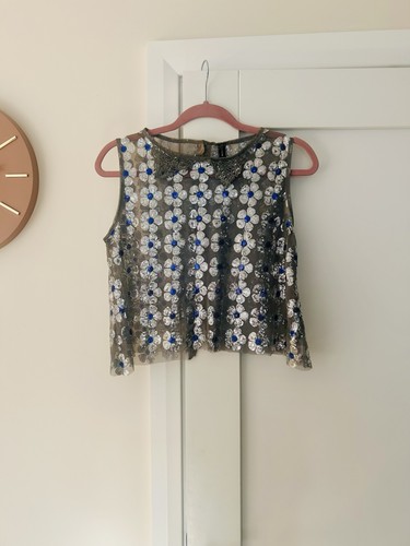Poof couture silver blue - poof,