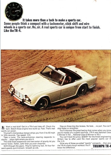 1964 triumph tr4 - tr-4,