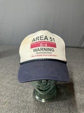 Area 51 Hat Cap Snap Back S-4 Warning Deadly Force Saucer UFO Mens