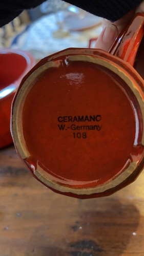 Set vintage ceramano west - set, 6