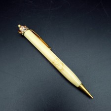 1953 Coronation souvenir pencil Queen ER II Faux Jewelled top crown