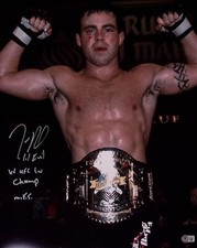 Jens Pulver Signed 16x20 Photo