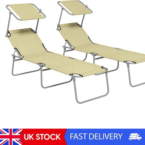 Folding sun lounger - sun, 2