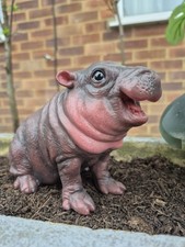 Pygmy hippo miniature ornament - pygmy,
