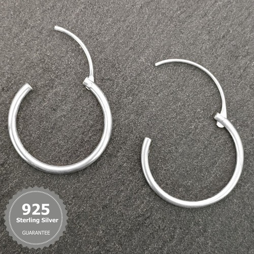 Sterling silver 925 hoop - sterling,