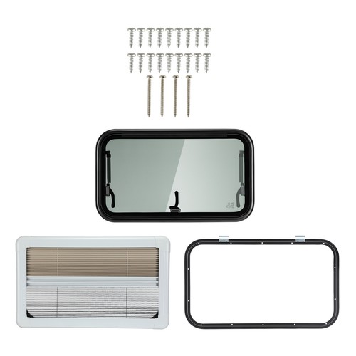 Camper cassette window - cassette, hinged