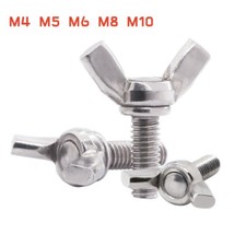 M4 M5 M6 M8 M10 Wing Nut Bolt