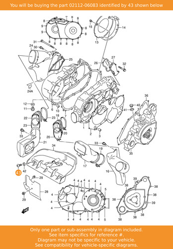 Suzuki screw 02112 06083 oem - screw,, 02112-06083