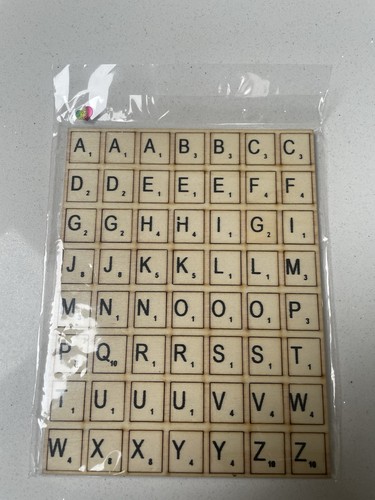 Wooden scrabble letters 112 - scrabble,