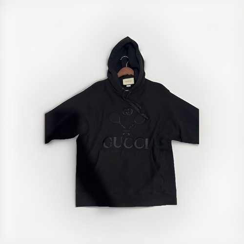 Gucci tennis applique black - gucci,