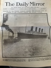 Daily Mirror Titanic Disaster