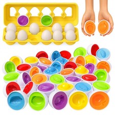 12 Pcs Matching Eggs Colour